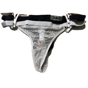 French Affair  Lace Thong Panties 3 pack thong                  Size XL